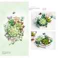 thumbnail image 2 of loz mini Small Particle Assembled Building Blocks Toy Model Fleshy Potted Flower Valentine‘s Day Gift 1660 1661, 2 of 6