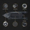 thumbnail image 3 of Ikuby 2 Person Inflatable Fishing Kayak PVC Boat - 130'' x 43'' x 11.8'' Brand New, 3 of 8