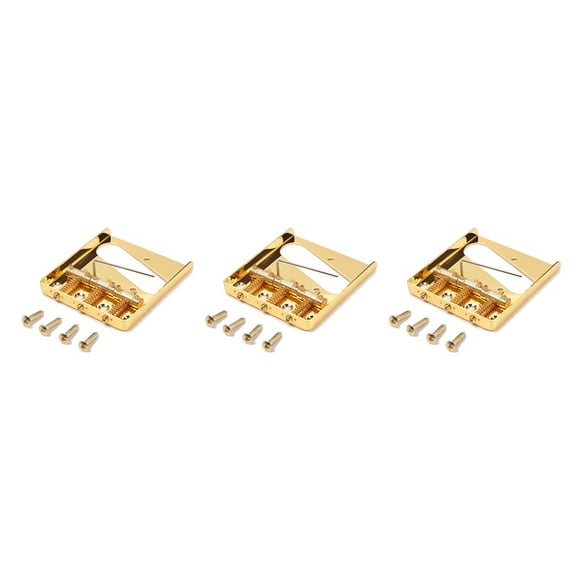 Sillín de guitarra eléctrica dorado Naiovety