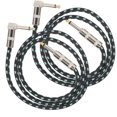 thumbnail image 4 of 2pcs Guitar Cable Stereo Audio Cable 6.5mm Professional Instrument Cable for Electric Guitar, 4 of 9