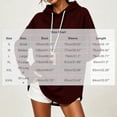 thumbnail image 5 of Enjoytime Womens Hoodies Long Sleeve Drawstring Pullover Sweatshirt Solid Color Casual Soft Fall Winter Plus Size Clothes, 5 of 5
