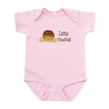 

CafePress - Little Meatball Body Suit - Baby Light Bodysuit Size Newborn - 24 Months