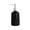 Black-A, variant on qolami Black Soap Dispenser, 2 Pack Hand Soap Dispensers with Bamboo Pump, Plastic Hand and Dish Dispenser for Kitchen, Refillable Liquid Soap and Lotion Dispensers Bottle