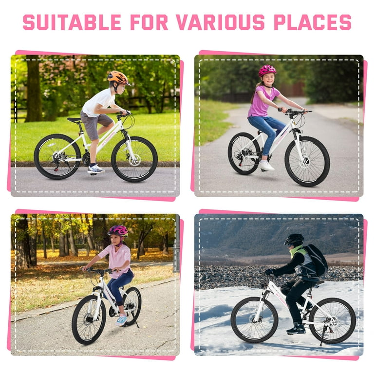 ECARPAT 24 inch Mountain Bike for Adults, Women's Bicycle with