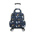 thumbnail image 2 of freneci Duffle with Wheels Clothing Waterproof with 2 Wheel Rolling Luggage Oxford Cloth Deer, 2 of 8