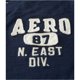 thumbnail image 2 of Camiseta adornada Aeropostale N East Div cuello en V azul grande, 2 of 2
