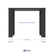 thumbnail image 4 of Escritorio Esencial V2 Moderno Minimalista Y Fácil Armado. Hpl 95x45 Cm Cubierta Color Negro Espesor 1 Pulgada, 4 of 5