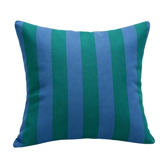 Feledorashia Outdoor Waterproof Pillow Cover, Geometric Stripe Cushion Cover, Water-Resistant Sofa Chair Cushion Case, Nylon Spandex Material, Modern Decorative Home Accent