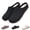 02# Black, variant on Womens Flat Sandals Mesh Closed Toe Slide Sandals Slip On Comfortable Flat Slippers Lightweight Breathable Textured Casual Shoes 2026 Summer,Beige,41