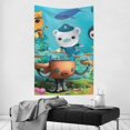 thumbnail image 4 of The Octonauts Tapestry Dorm Decor Wall Hanging Tapestries Window Curtain Picnic Mat Beach Blanket 60x40 Inch, 4 of 9