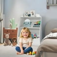 thumbnail image 5 of Garvee Kids Bookshelf and Toy Organizer,2 Tier Wood Toy Storage Organizer for Kids Rooms,Children Bookcase,Book Display Shelf for Playroom, Nursery, 5 of 6