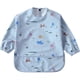 thumbnail image 1 of Full Sleeved Bib - Baby & Toddler Waterproof Smock with Tug-Proof Closure-Blue, 1 of 4