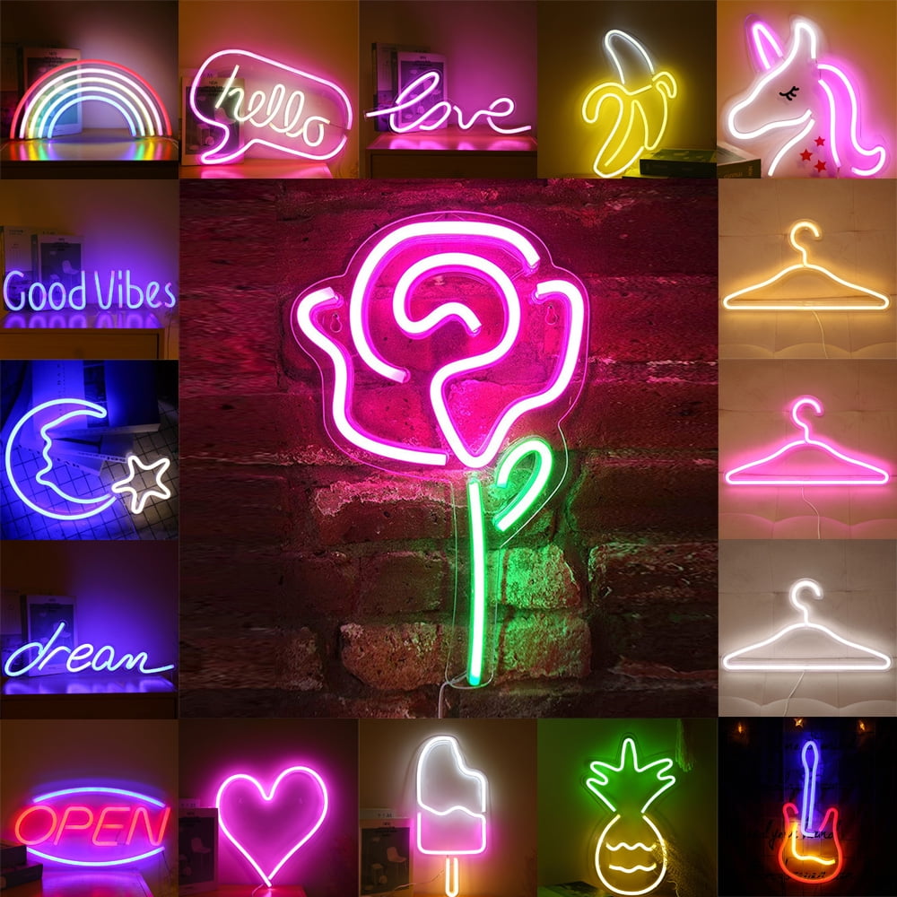 13"x8"OPEN Neon Sign Light Beer Bar Pub Coffee Store Visual Artwork Wall Poster 
