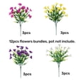 thumbnail image 4 of Flores artificiales HyeFlora para decoración de exteriores, 12 unidades, 4 of 7