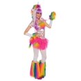 thumbnail image 2 of Halloween Rainbow Unicorn Adult Costume, 2 of 2