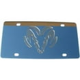 thumbnail image 1 of Dodge Ram Plaque d'Immatriculation Logo Doré en Acier Inoxydable, 1 of 2
