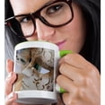 thumbnail image 2 of 3dRose, Carnival Masks., 15oz Two-Tone Green Mug, 2 of 7