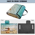 thumbnail image 4 of Pzuqiu Starfish and Conch Pattern Golf Cart Seat Covers 4 Front Pockets, for Golf Carts, Quilted Golf Cart Seat Covers, Compatible with EZGO Club Car, 4 of 7