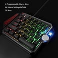 thumbnail image 3 of Teclado gamer Hawksbill H5 con cable, RGB, macros, 39 teclas, 3 of 9