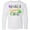 AA-White, variant on Inktastic Mardi Gras Girl Long Sleeve Youth T-Shirt