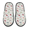 thumbnail image 1 of Fotbe Cute Dinosaur Pantuflas Peludas para Mujer con Estampado, Zapatillas de Peluche, Zapatos de Invierno para Casa, Uso Interior y Exterior-Large, 1 of 8