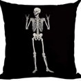 thumbnail image 3 of Halloween Jack O Lantern Decorative Throw Pillow Covers 18 x 18 Set of 4, Spooky Face Mummy Black Cat Fran.kens-tein Cushion Case Decor, 3 of 4