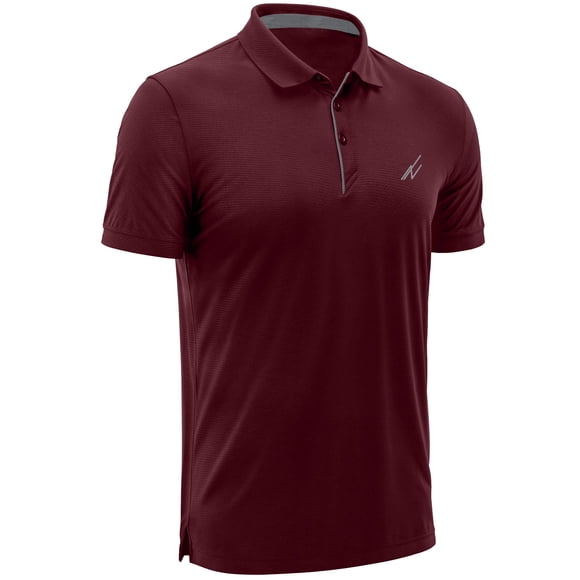 Polo de Golf NY Threads Granate XX-Large con Tecnología de Absorción de Humedad