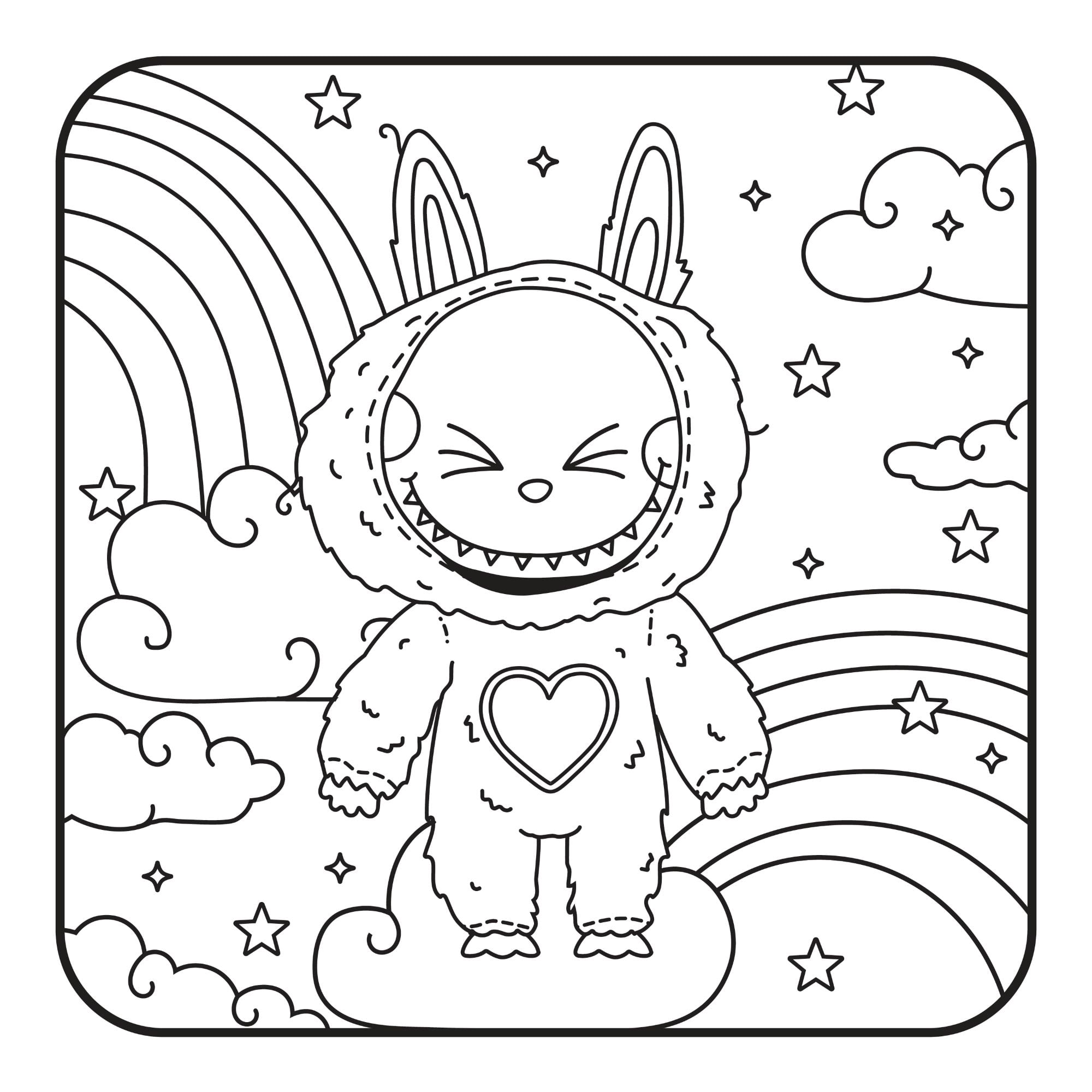 The Lafufu Coloring Book: Expanded Edition, 112 pages (Paperback)