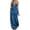 Blue, variant on Summer Two Piece Sets for Women Leopard Print Chiffon V Neck Tank Tops Wide Leg Pants Street Style Matching Set for Date