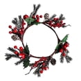 thumbnail image 2 of Anillo De Vela Navideño, Decoración Artesanal Para Cumpleaños, Aniversarios Y Puertas. Elegante I, 2 of 9