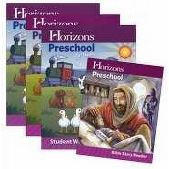 Horizons Preschool for Three's Curriculum Set by Alpha Omega Publications (paperback)