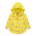 thumbnail image 2 of Qingpeng Toddler Girls Boys Zip Up Hoodie Kids Casual Loose Long Sleeves Outwear Cute Print Lightweight Thin Jacket, 2 of 9