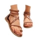 thumbnail image 3 of MKLEKYY Sandalias deportivas de Verano para Mujer, Con Punta Abierta, de Cuero y Cremallera Trasera, Cómodas, 3 of 5