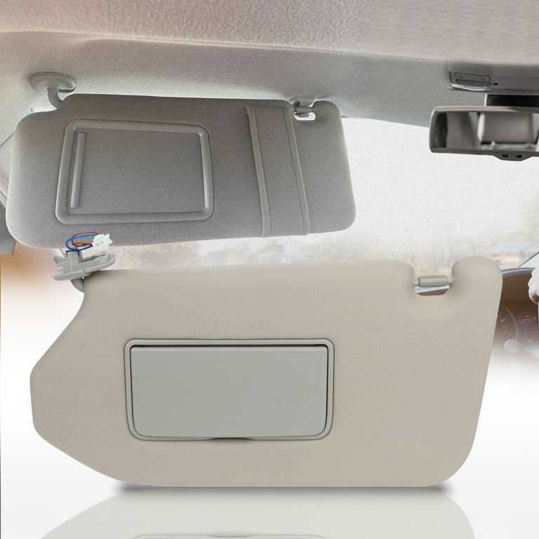 SCITOO Left Driver Side Sun Visor Assembly fit for 2013 2018 for