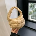 thumbnail image 5 of Kukuzhu Small Quilted Tote Bag for Women, Soft Puffer Tote Bag Lightweight Designer Pleated Hobo Bags Handbag Puff Bags, 5 of 7