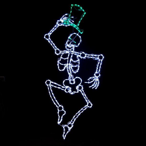 LED Dancing Skeleton 300 Bulbs