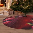 thumbnail image 6 of Lsque Berry Infused Refreshment Print Christmas Tree Skirt, Tree Skirt with Ties or Velcro, Perfect for Holiday Decorations, Halloween, and New Year-36", 6 of 7