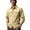 Khaki, variant on Men's Sun Protection Shirt Jackets with Zipper Pockets Long Sleeve Button Down Shirts UPF 50+ UV Quick Dry Cooling Shirts for Men Hiking Travel Khaki 4XL