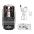 thumbnail image 2 of BT 3 Mode BT5.1 2.4GHz Mouse, Rechargeable Silent Mouse For PC Laptop Notebook With Metal Wheel And 4 Adjustable DPI, 2 of 8