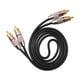 thumbnail image 1 of Cable 2RCA a 2RCA Conector multipropósito Adaptador profesional macho a macho 05 m, 1 of 9
