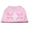 Pink Snowflake Swirls Screenprint Shirts Light Pink XXXL (20)