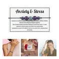 thumbnail image 5 of zttd fashion stone beaded wax line bracelet amethyst flash stone combination bracelet men's and women's bracelet hand jewelry, 5 of 9