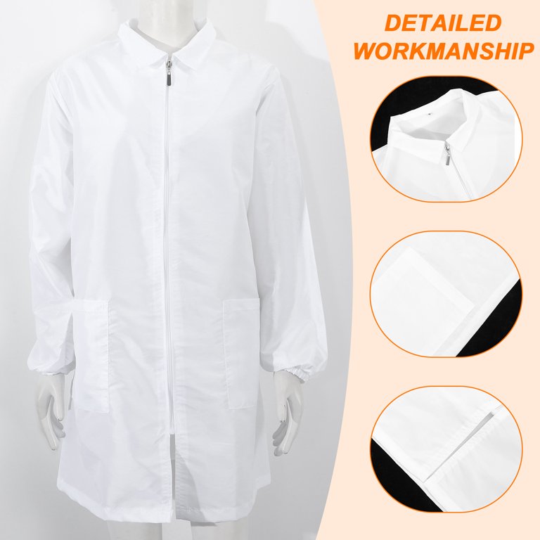 Barber Smock Men Hairstylist Work Clothes Jacket Coats and Women