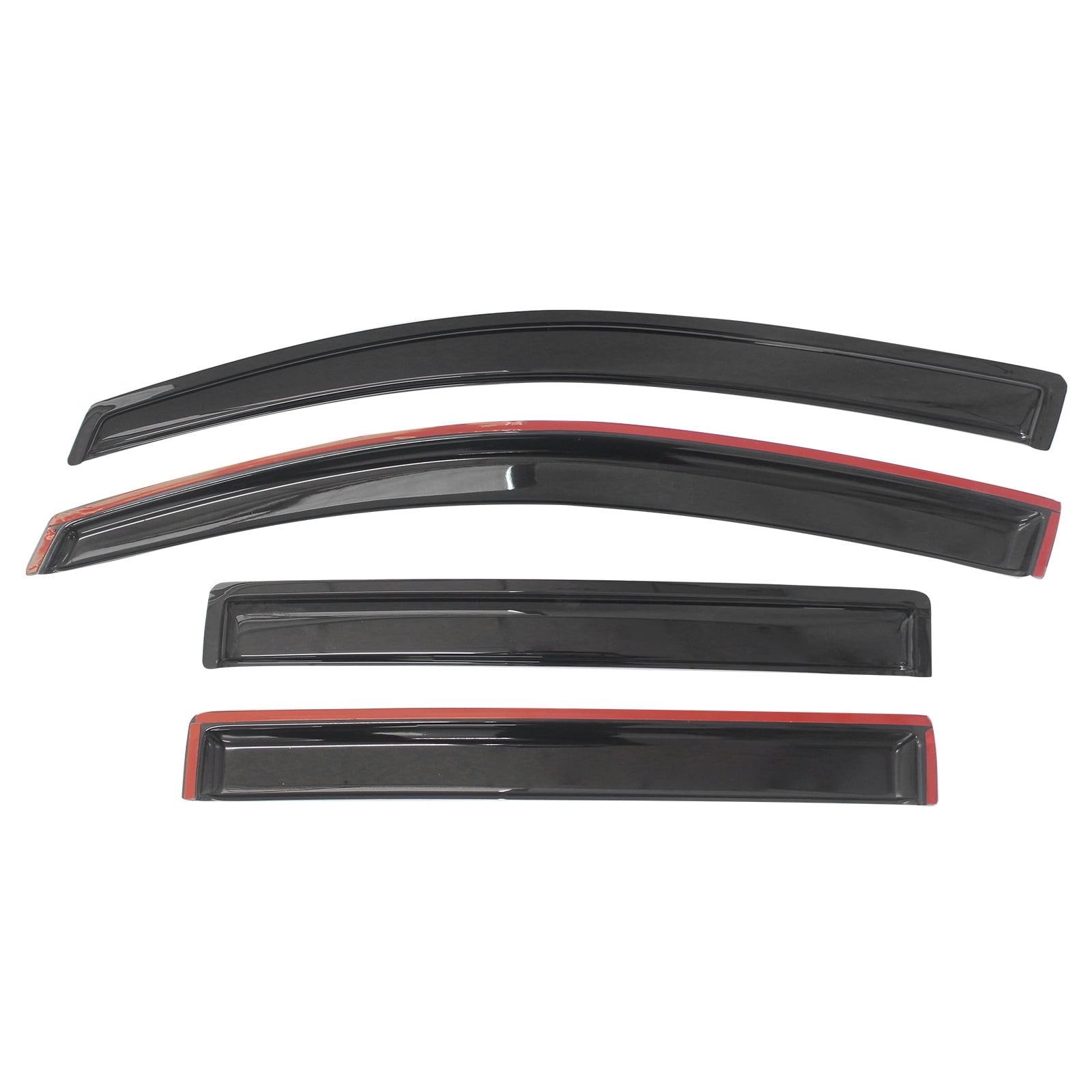 Ikon Motorsports Compatible with 04-16 Nissan Armada Acrylic Window Visors Vent Windshield Deflector Rain Guard 4Pc Set Outside Mount 2004 2005 2006 2007 2008 2009 2010 2011 2012 2013 2014 2015 2016