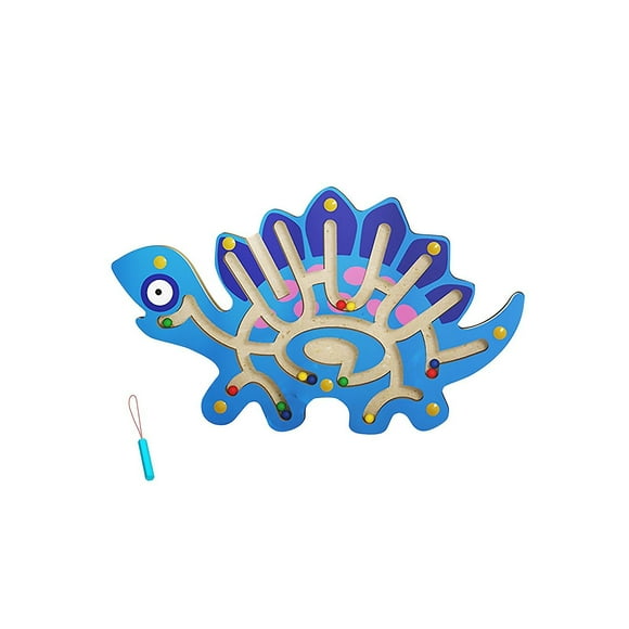 Bolígrafo magnético Maze Game Animal Maze, juguete de madera para niños