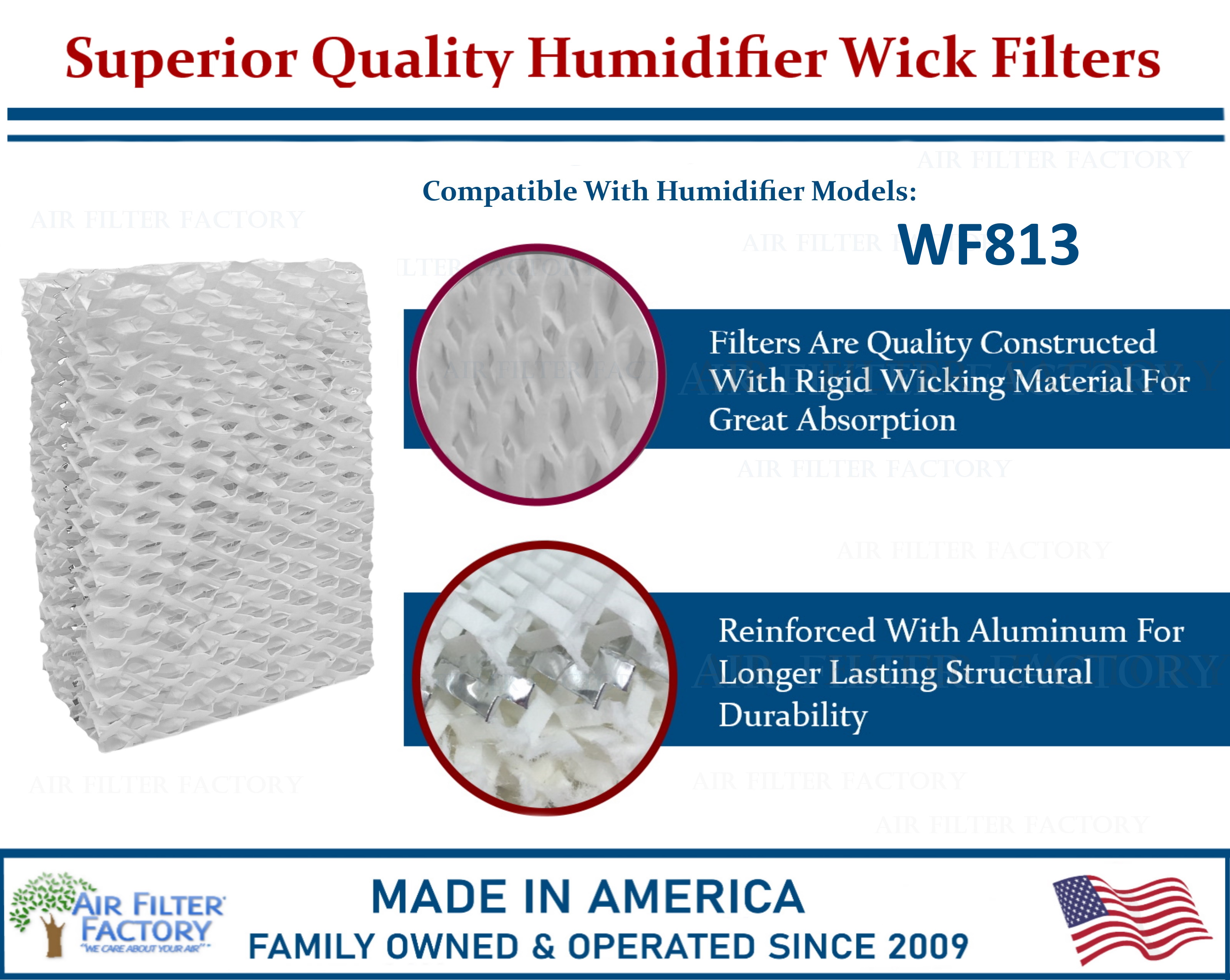 2-Pack WF813 Compatible for ReliOn Humidifier Replacement Filter by Air Filter Factory - image 2 of 6