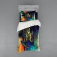 thumbnail image 2 of Ambesonne Tribal Bedding Set 4 Pcs, Grunge Tribal, Queen, Multicolor, 2 of 3