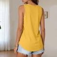 thumbnail image 6 of NIEWTR Lightweight Workout Tank Tops for Women - Athletic Running Sleeveless Shirts Racerback High Neck T-Shirt Womens Tank Summer Tank (L,A219-Yellow), 6 of 6