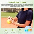 thumbnail image 6 of Softball Spinners Trainer in Pitching Trainer Tools, Pitcher Finger Strength and Skill Aids, Portable Softball Pitching Equipment, 6 of 7