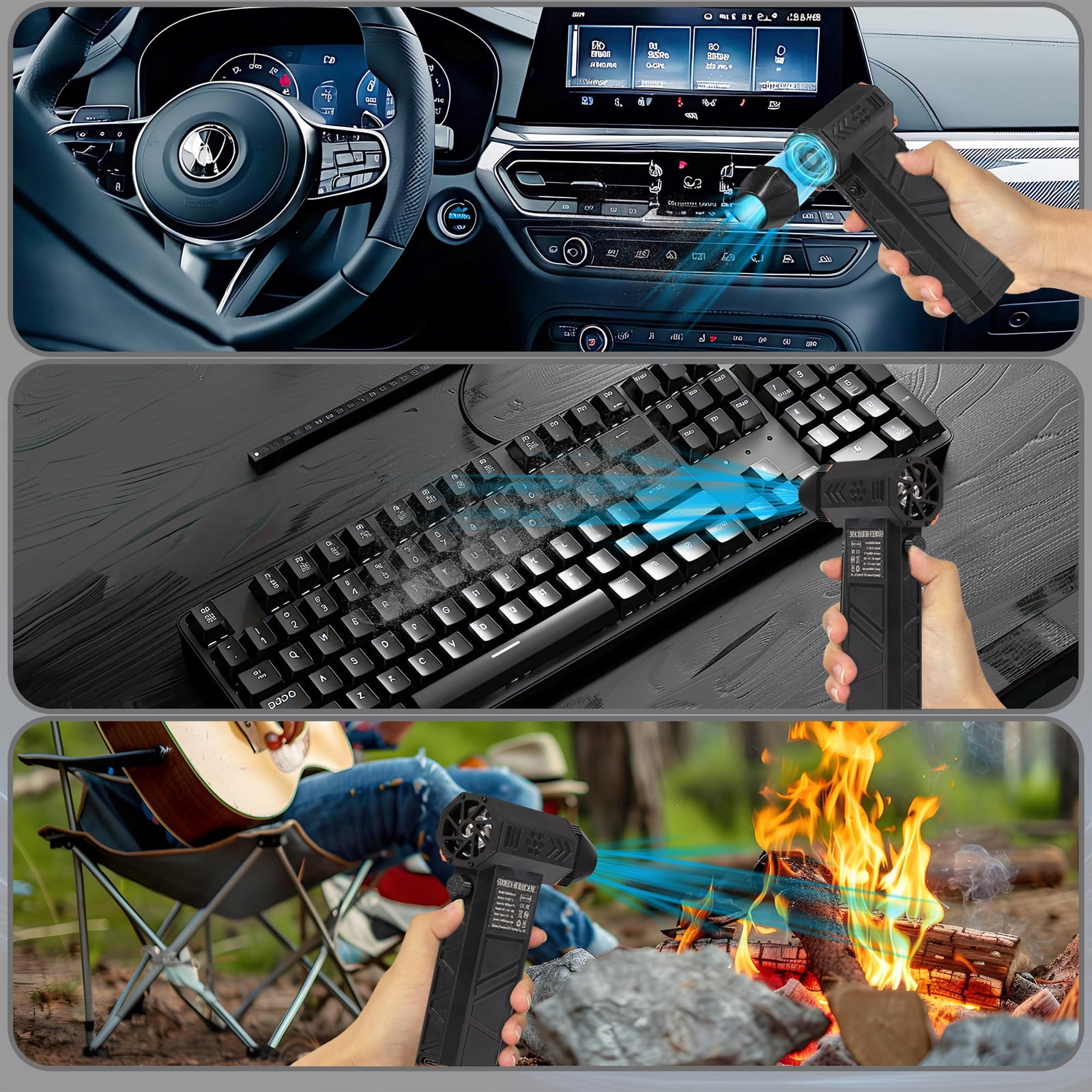 Portable Electric Air Dusters High Performances Turbos Motor Air Fan Blower for Effective Cleaning of Dust and Debris